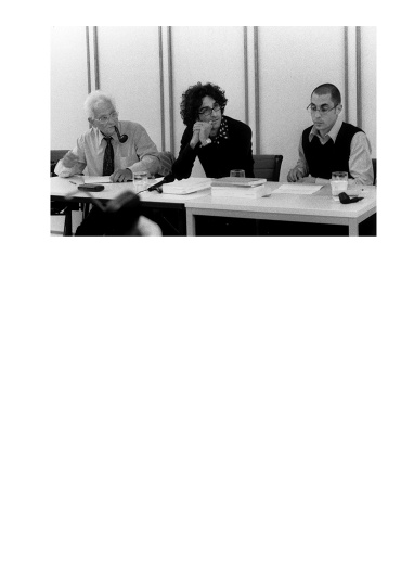Joseph Cohen, Raphael Zagury-Orly et Jacques Derrida
